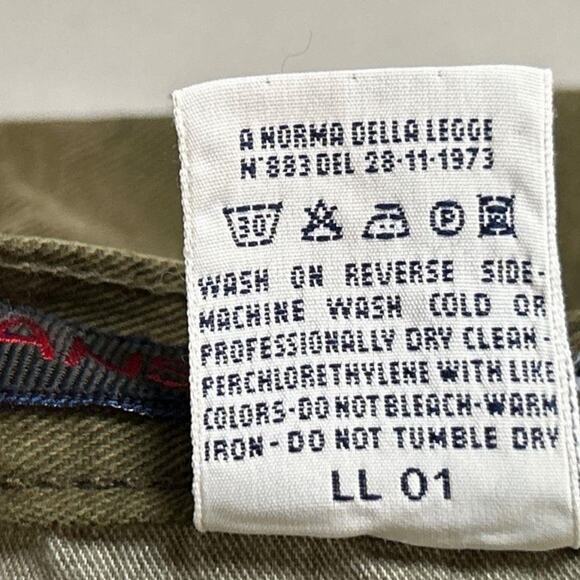 D&G Dolce & Gabbana Army Olive Green Pants sz 28 42 - Picture 4 of 10